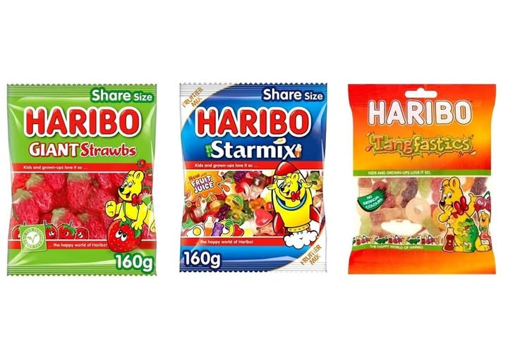 haribo bagged sweets