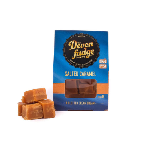 The Devon Fudge Company Salted Caramel Fudge - Mayflower Munchies Plymouth