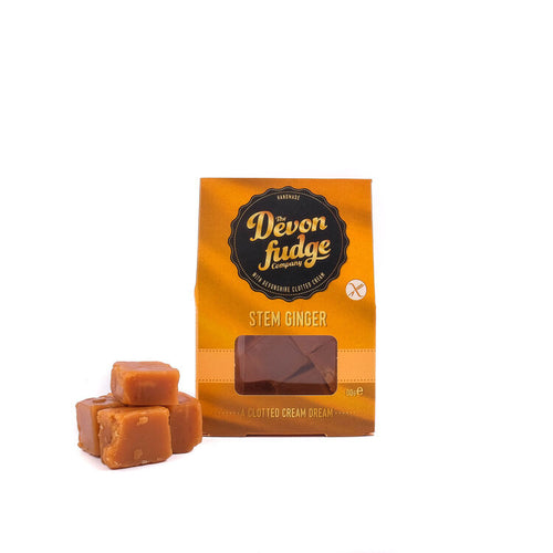 The Devon Fudge Company Stem Ginger Fudge - Mayflower Munchies Plymouth