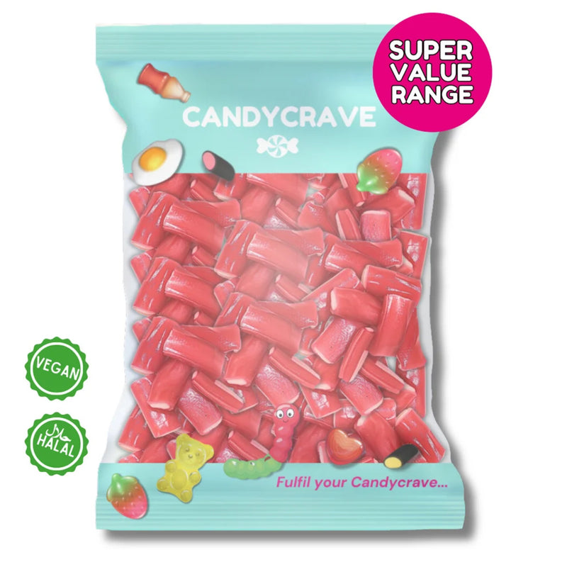 Strawberry Pencils 1kg - Mayflower Munchies Plymouth