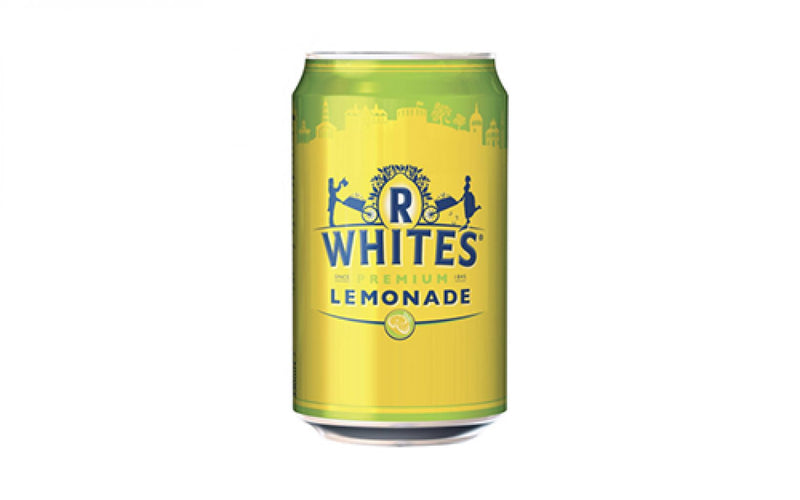 R Whites Lemonade Cans 330ml - Mayflower Munchies Plymouth