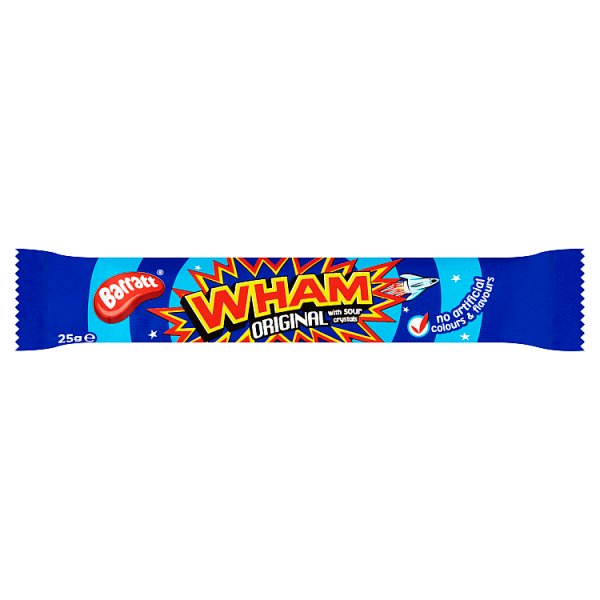Wham Chew Bar 25g pick and mix sweet shop treat - Mayflower Munchies Plymouth UK