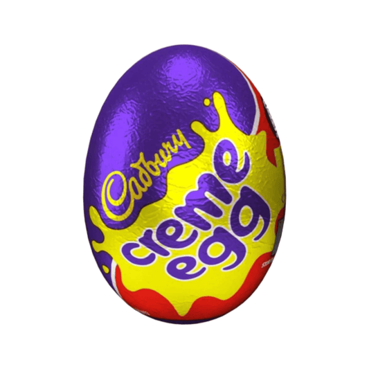 Cadbury Creme Egg 40g milk chocolate egg with gooey fondant centre