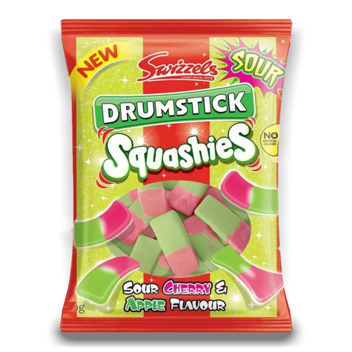 Swizzels Drumstick Squashies Sour Cherry & Apple 120g | Mayflower Munchies