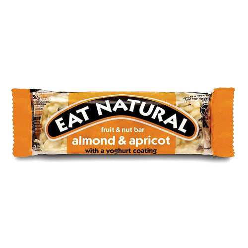 Eat Natural Almond & Apricot Yoghurt Bar 40g almond and apricot snack or treat