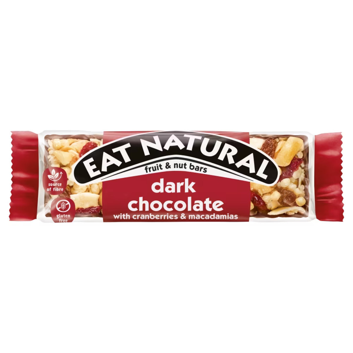 Eat Natural Dark Chocolate, Cranberries & Macadamias Bar 40g | snack