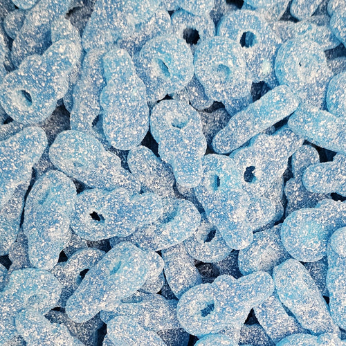 Fizzy Blue Raspberry Dummies - Mayflower Munchies Plymouth