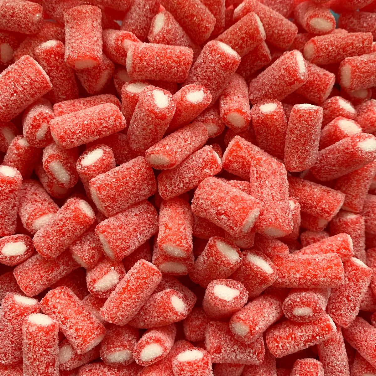 Fizzy mini strawberry pencil sweets pick ’n’ mix
