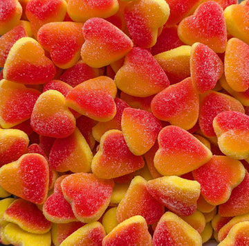 Fizzy Peach Hearts pick and mix sweets