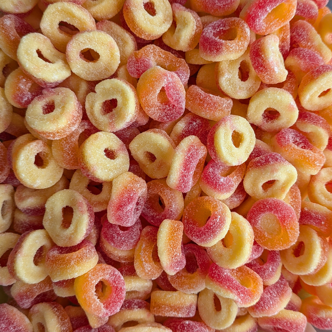 Fizzy Peach Rings | Pick ’n’ Mix sweets