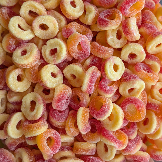 Fizzy Peach Rings | Pick ’n’ Mix sweets