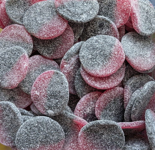Fizzy Raspberry & Liquorice Sunsets pick and mix sweets