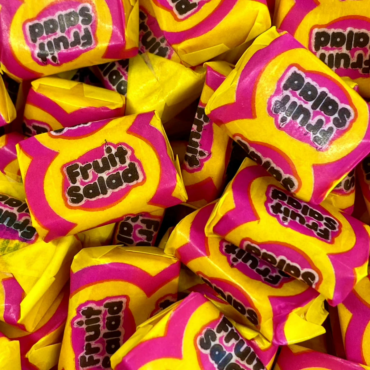 Fruit salad chewy retro sweets from the Pick ’n’ Mix range
