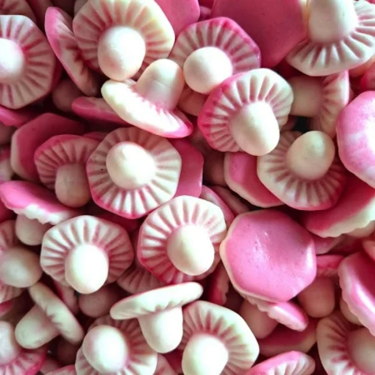Giant Mushrooms foam sweets with a jelly base from the Pick ’n’ Mix range