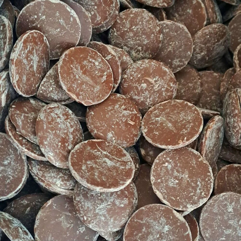 Hannah's Chocolate Buttons milk chocolate-style Pick 'n' Mix sweets - Fresh Sweets | Mayflower Munchies Plymouth