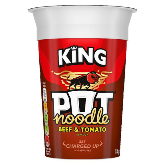 Pot Noodle Beef and Tomato 114g instant noodle pot