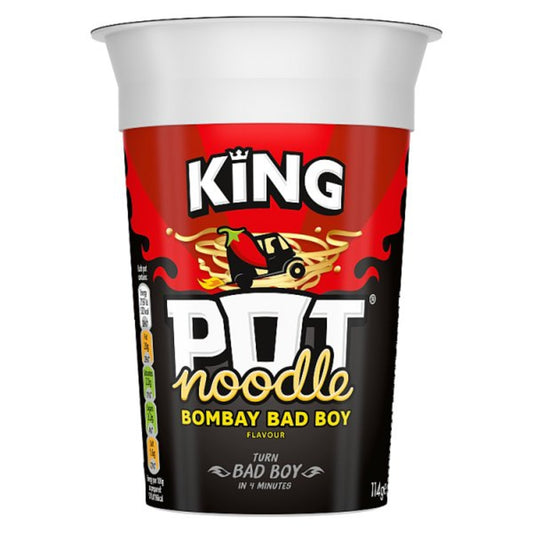Pot Noodle Bombay Bad Boy 114g spicy instant noodle pot