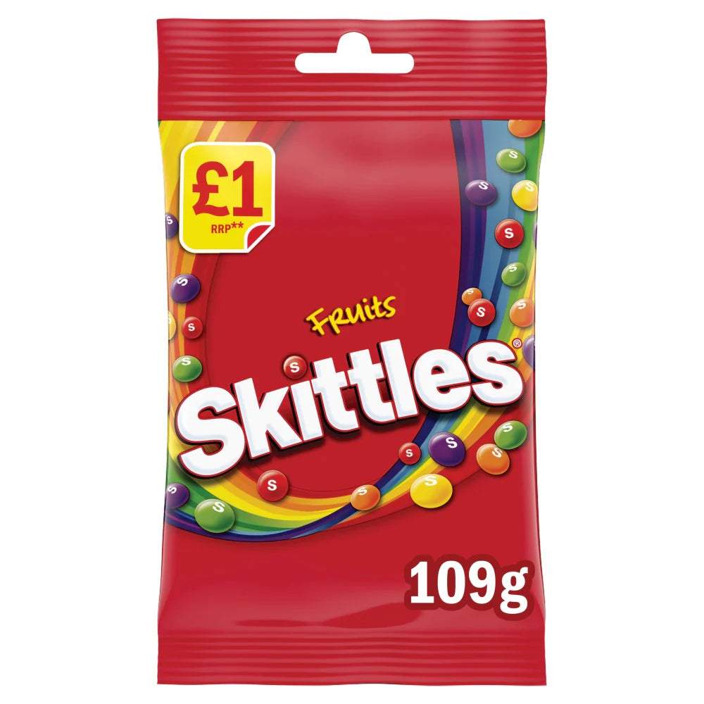Skittles Fruits 109g | Mayflower Munchies