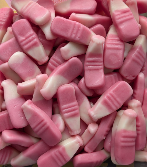 Strawberry Milkshake Bottles pick and mix sweets