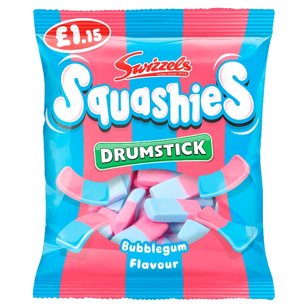 Swizzels Squashies Bubblegum 120g sharing bag sweets