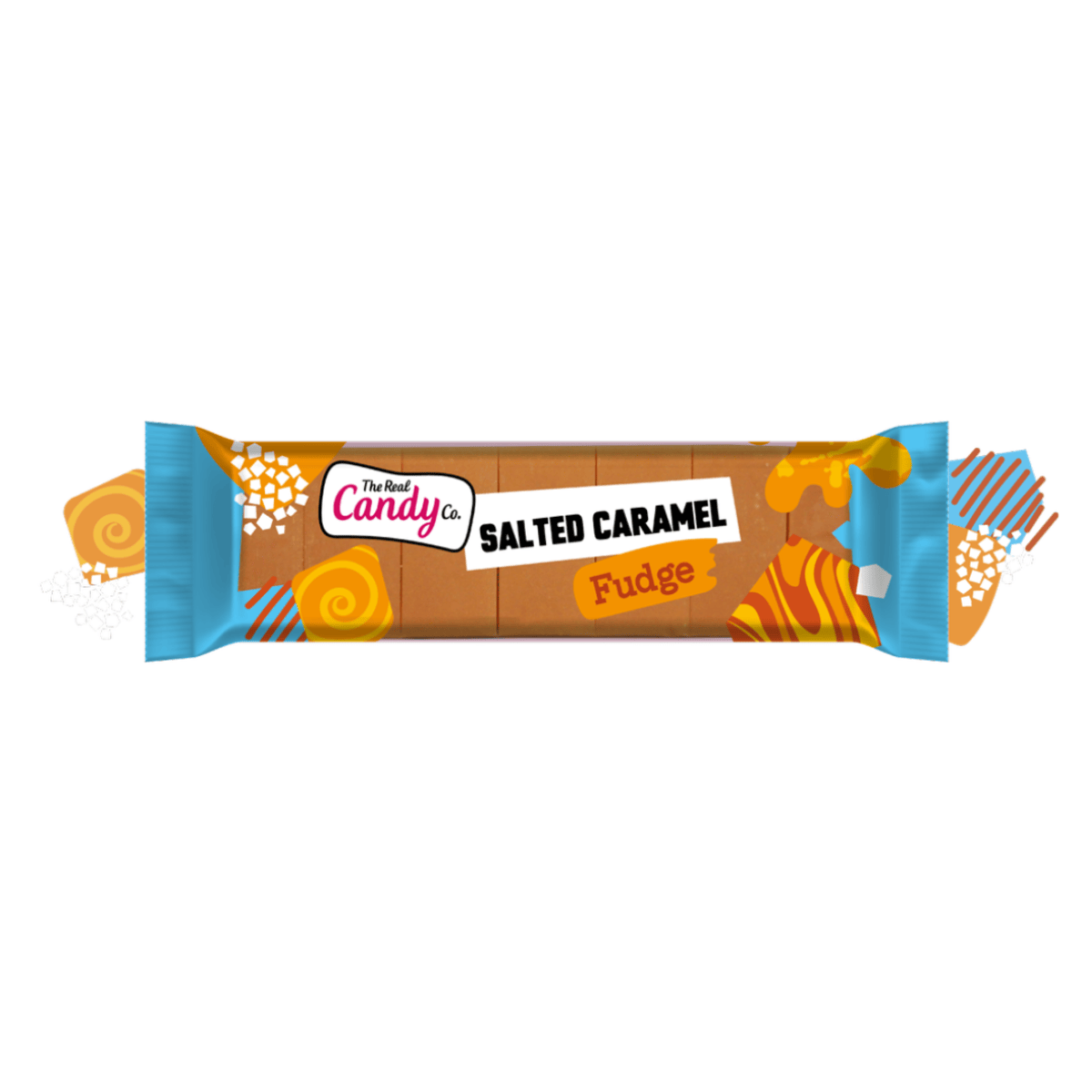 The Real Candy Co Salted Caramel Fudge Bar 130g | Mayflower Munchies