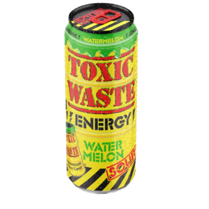 TOXIC WASTE Watermelon Sparkling Energy Drink - Mayflower Munchies Plymouth