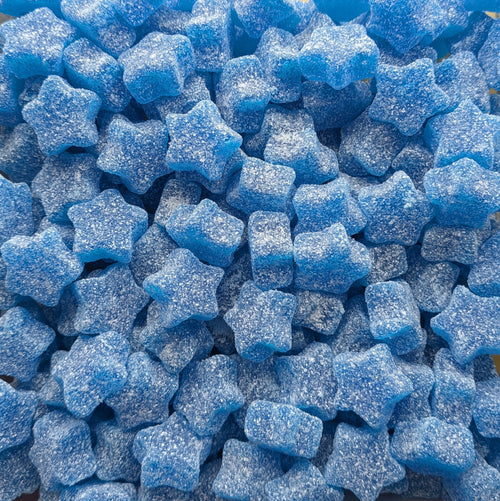 Vegan Fizzy Blue Stars pick and mix sweets