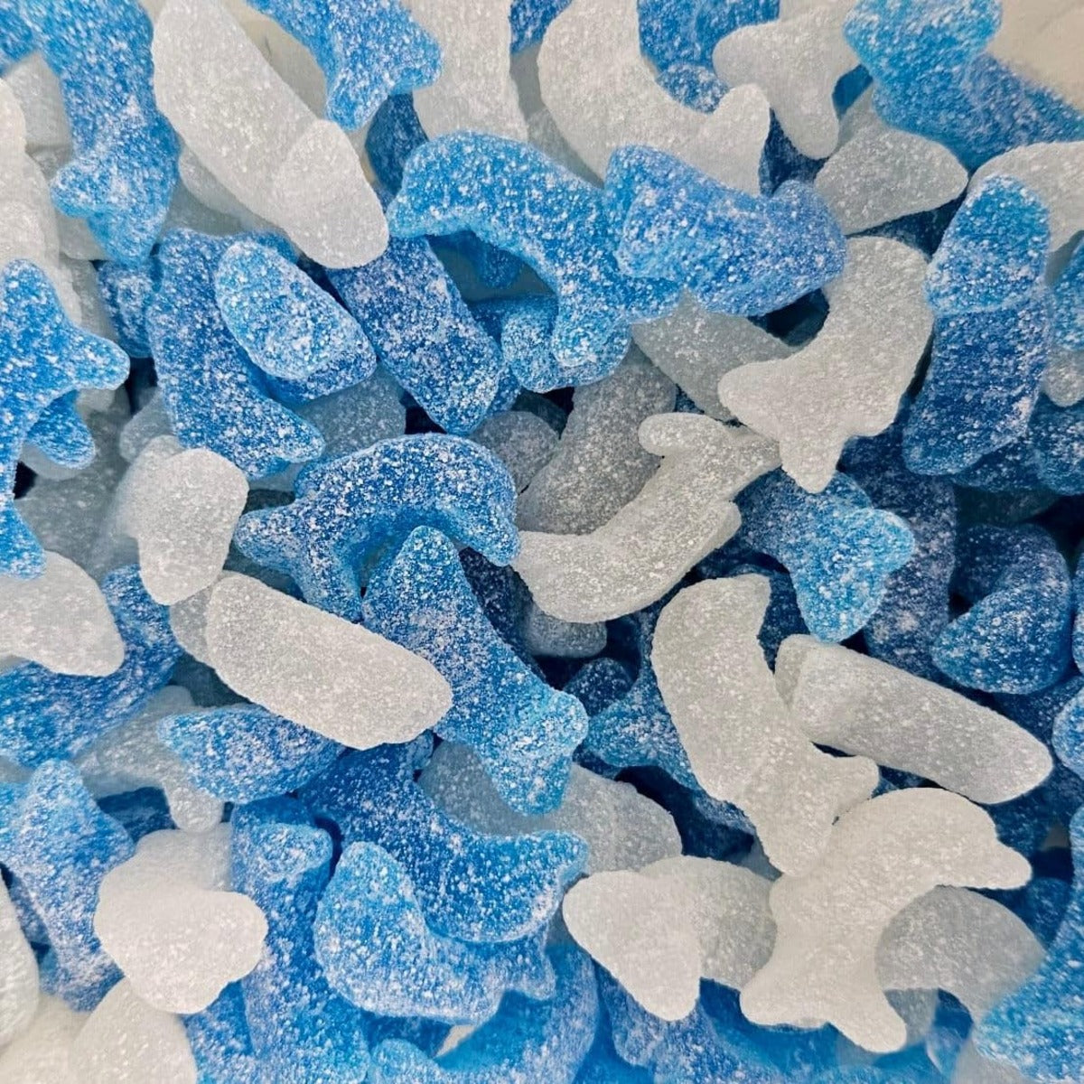 Vegan Fizzy Dolphins Pick ’n’ Mix sweets from Mayflower Munchies