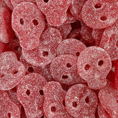 Vegan Fizzy Red Skulls